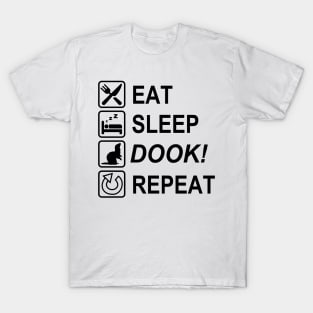 Eat Sleep Dook! Repeat Funny Ferret T-Shirt